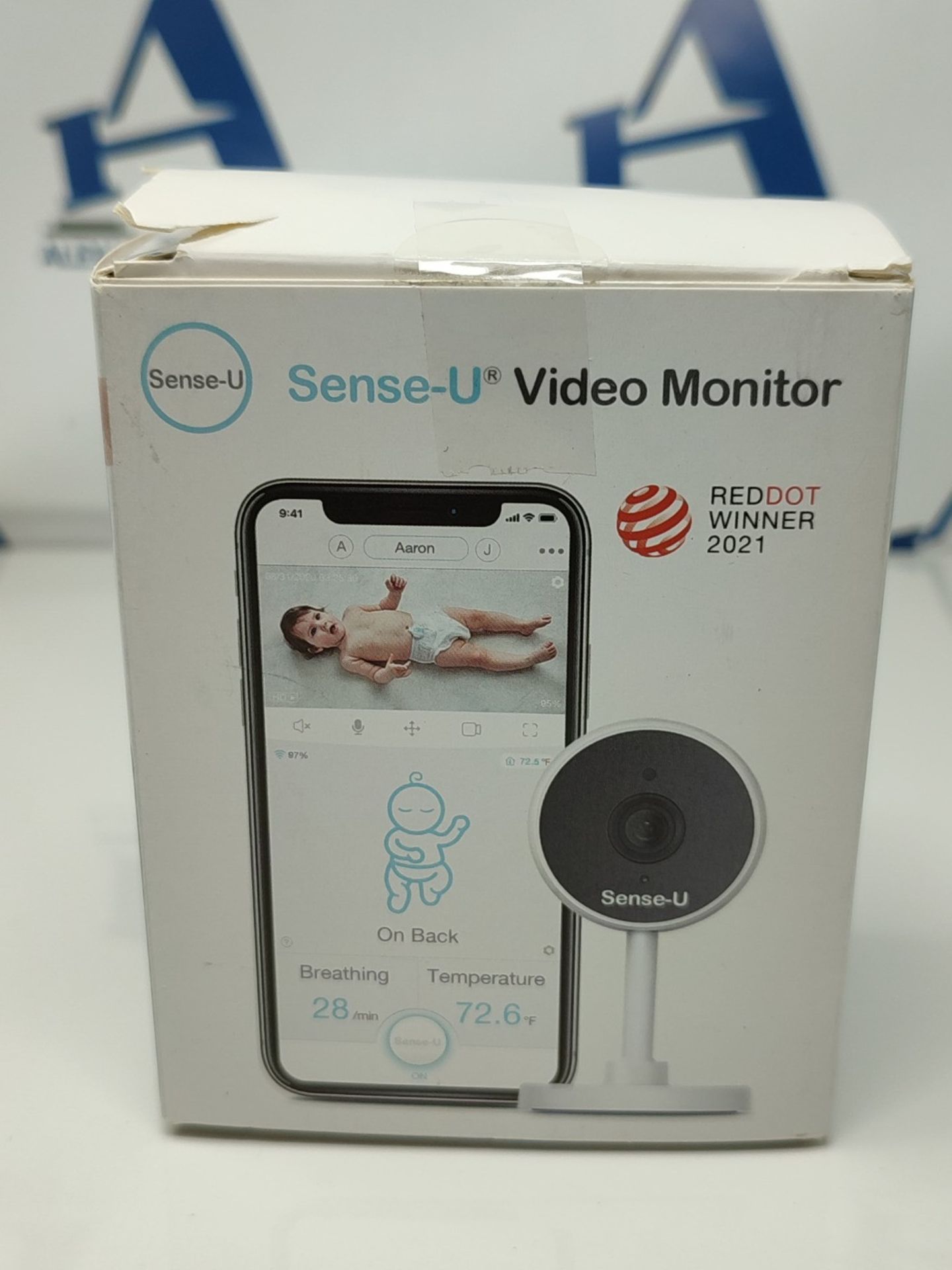 RRP £118.00 Sense-U Video Baby Monitor with Camera 1080P HD Video, 2-Way Talk, Night Vision, Motio - Image 2 of 3