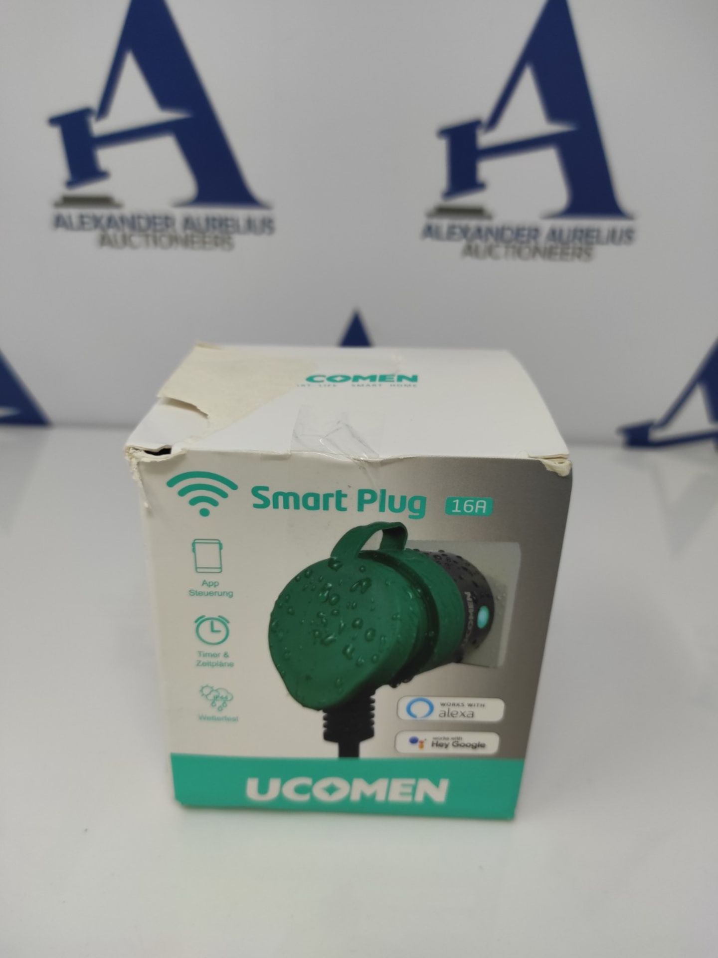 UCOMEN Outdoor Sockets WLAN Smart Steckdose WiFi Stecker Smart Plug Kompatibel mit Ale - Image 2 of 3
