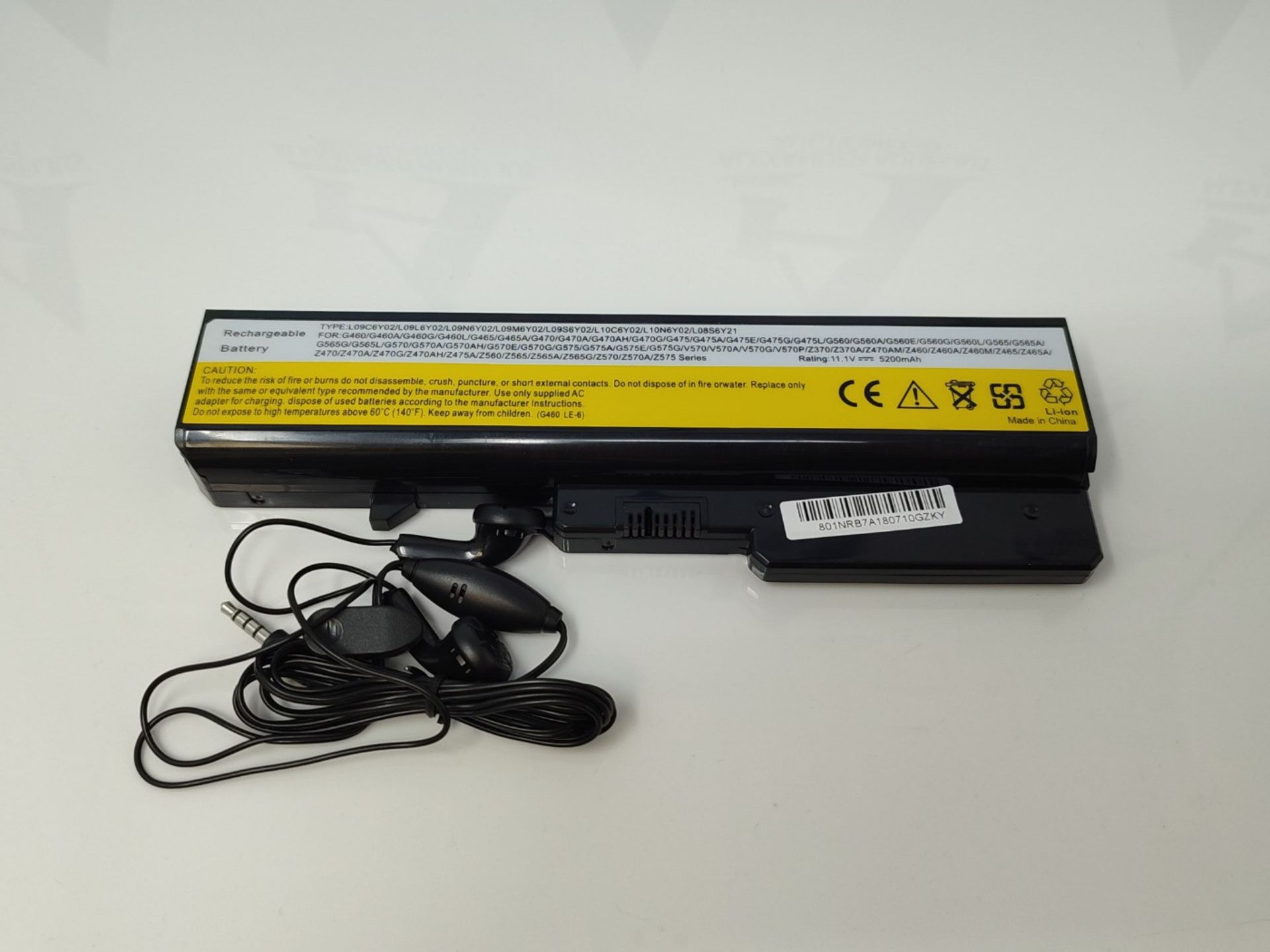 Battery for LENOVO G460, 11.1V, 4400mAh, Li-Ion - Image 3 of 3