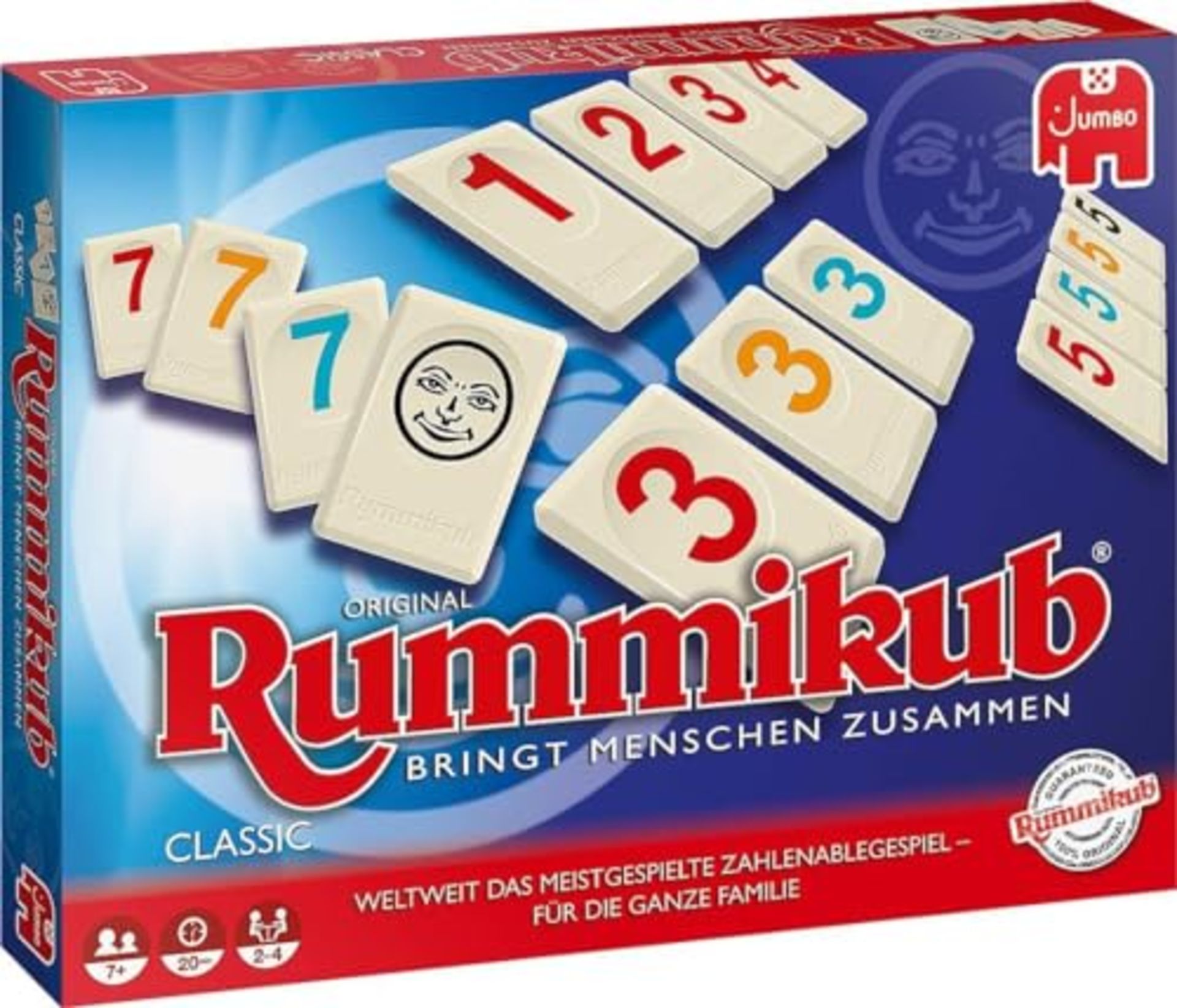 Jumbo Spiele GmbH JUM17571 Original Rummikub Classic