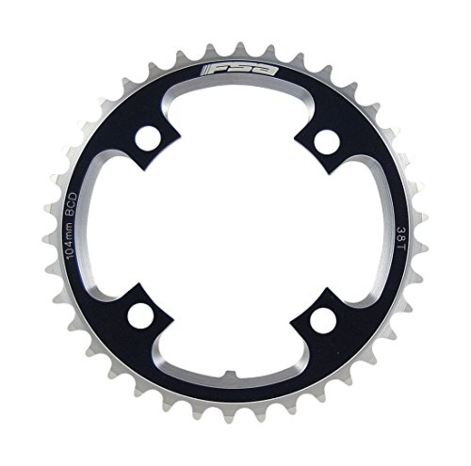 FSA DH S9 104BCD Chainring - Black, 104 x 38t