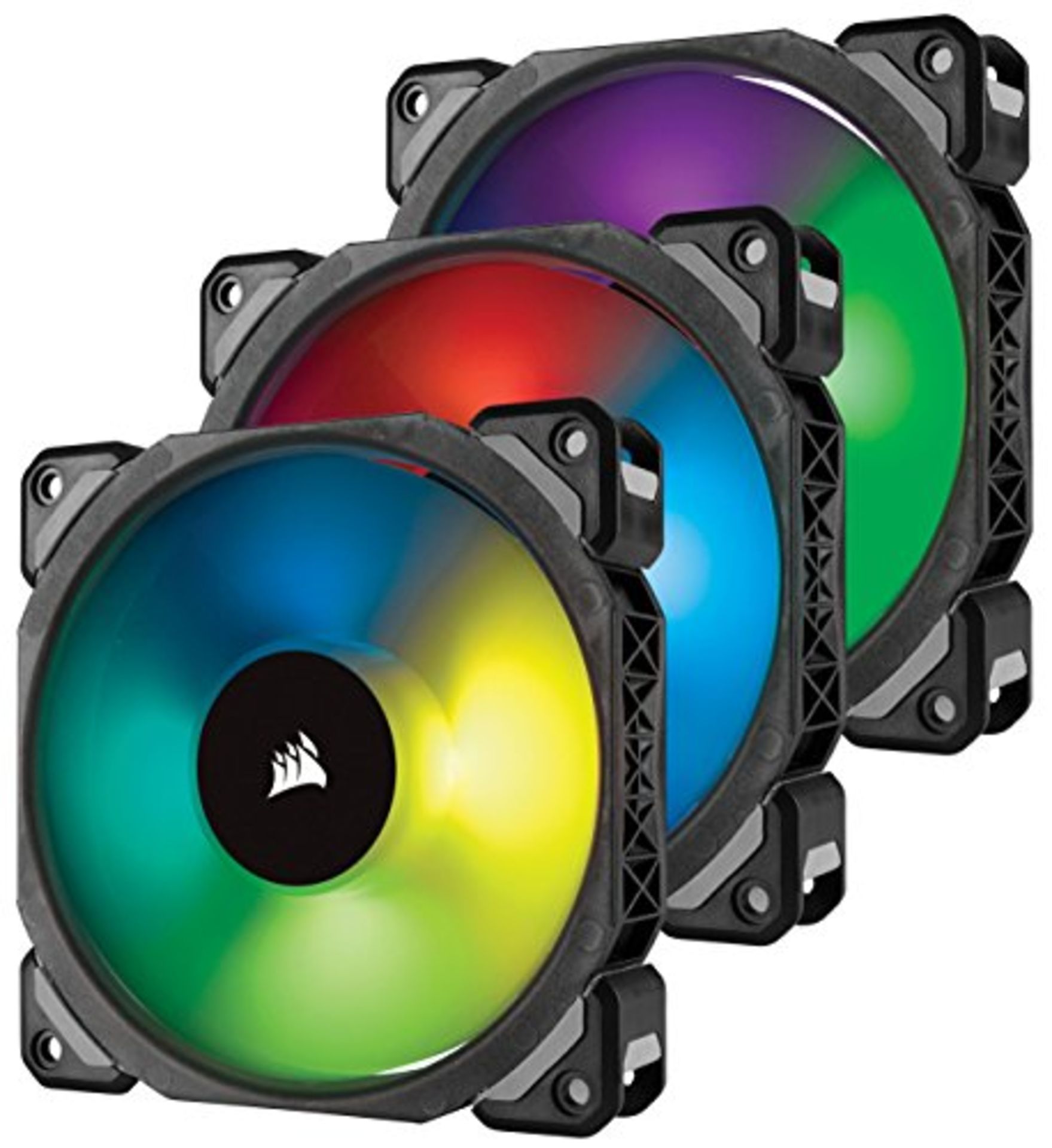 Corsair ML120 PRO RGB, 120mm Premium Magnetic Levitation RGB LED PWM Fans ( pack of 1)