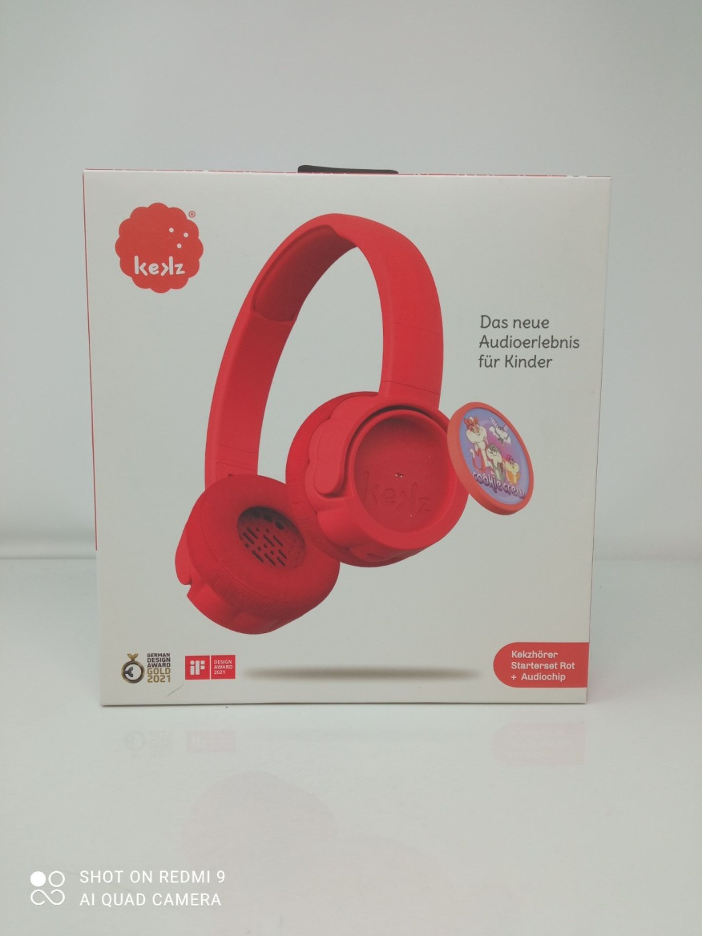 RRP £59.00 Kekz Starterset Pini Rot: KekzhÃ¶rer + Cookie Crew Audiochip (Das neue Audioerlebnis - Bild 2 aus 3