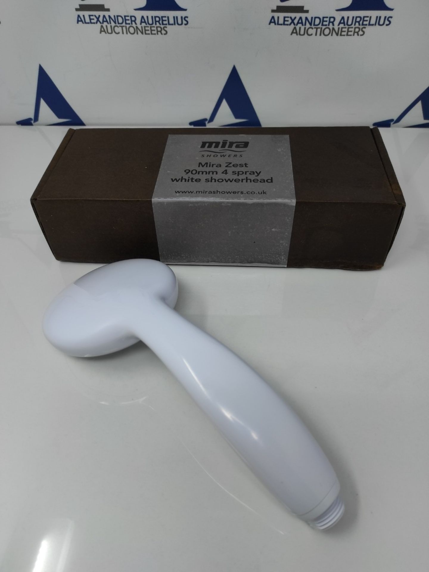 Mira Showers Zest Universal 90mm 4-Spray Shower Head - White - Image 3 of 3