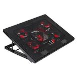 Mars Gaming MNBC2 Cooling Base for Gaming Laptops up to 17.35 inches (5 Ultra-Silent F