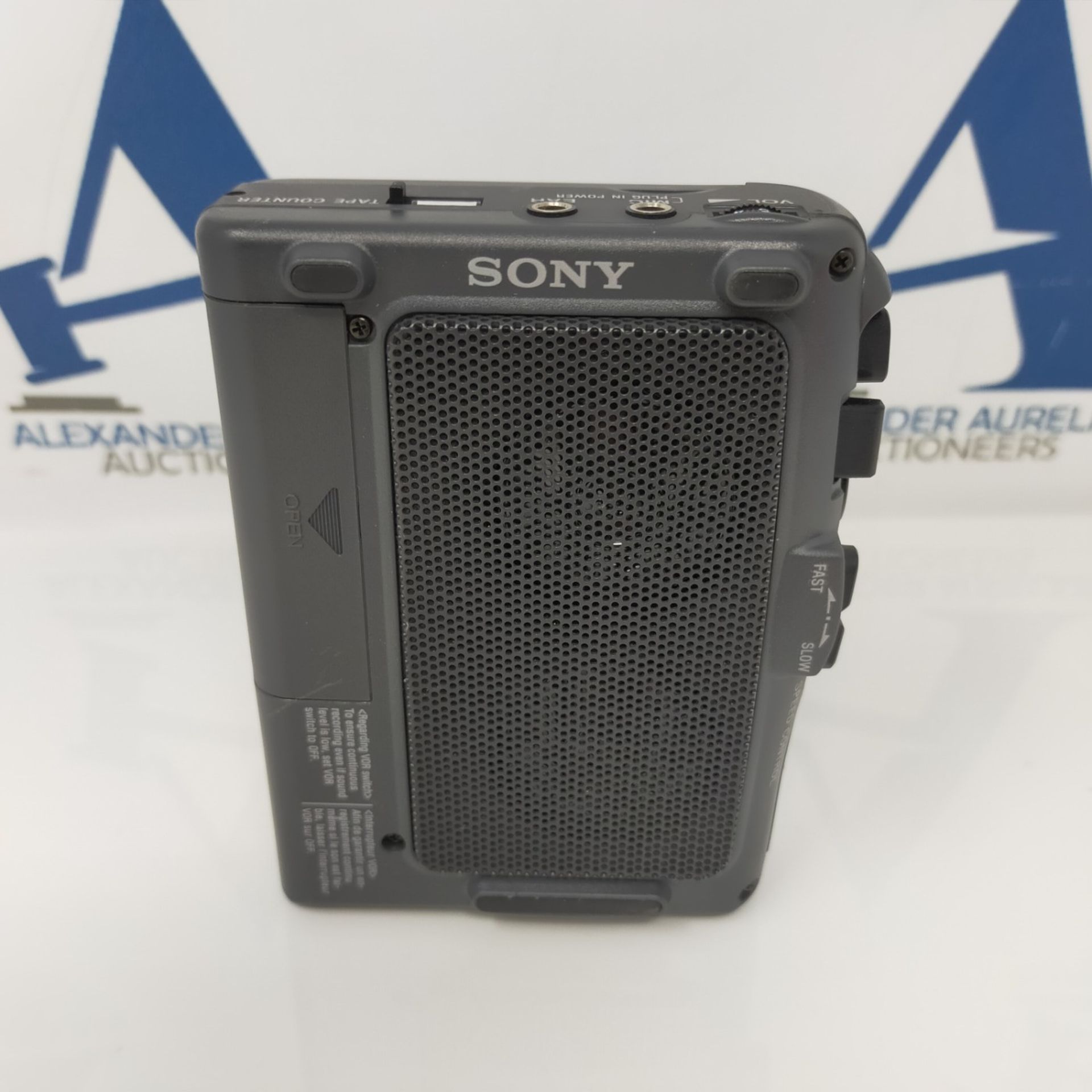 Sony TCM-59V Pressman Voice Recorder Standard Cassette Dictaphone Dictation - Bild 2 aus 2