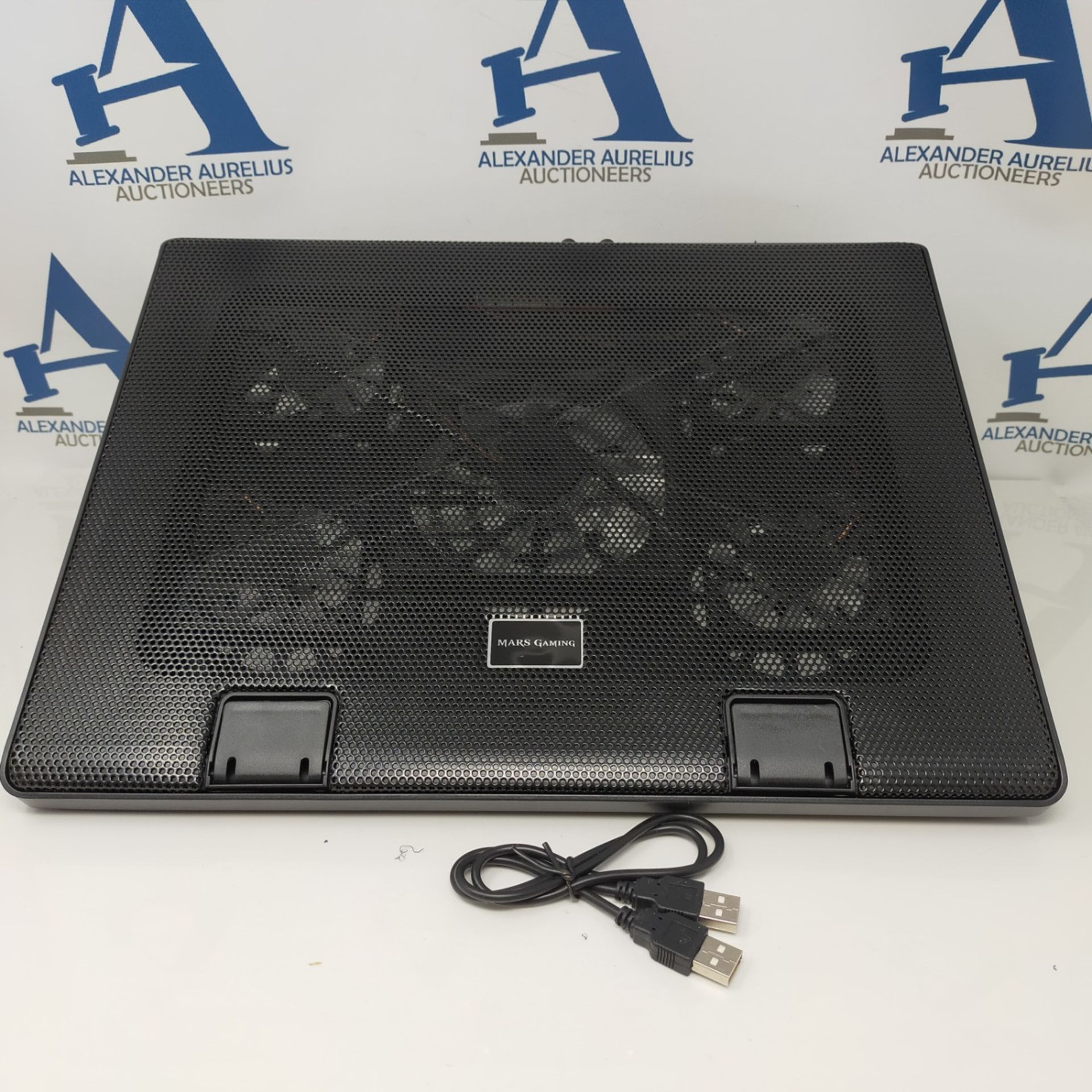 Mars Gaming MNBC2 Cooling Base for Gaming Laptops up to 17.35 inches (5 Ultra-Silent F - Image 3 of 3