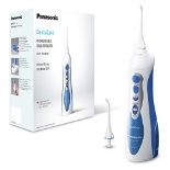 Panasonic EW1211W Water Flosser Teeth Cordless Rechargeable (2 pin Bathroom Plug), Blu