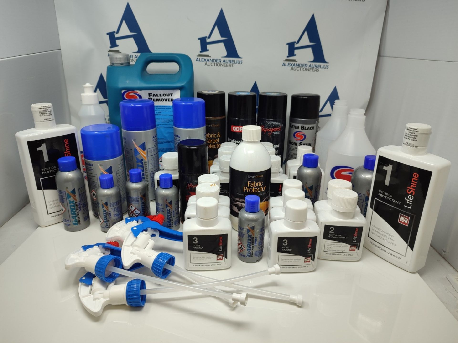 Products for professional car cleaning