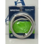 Bristan HOS 175NN01 C 1.75m Nut to Nut Std Bore Shower Hose - Chrome