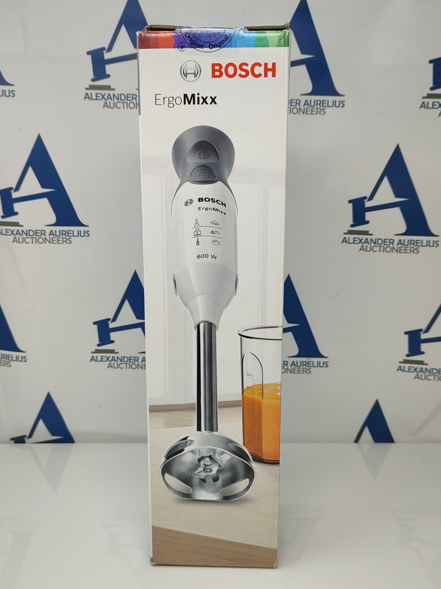 Bosch MSM66110 ErgoMixx Mixeur-Plongeur 600 W, Blanc/Gris - Bild 2 aus 3
