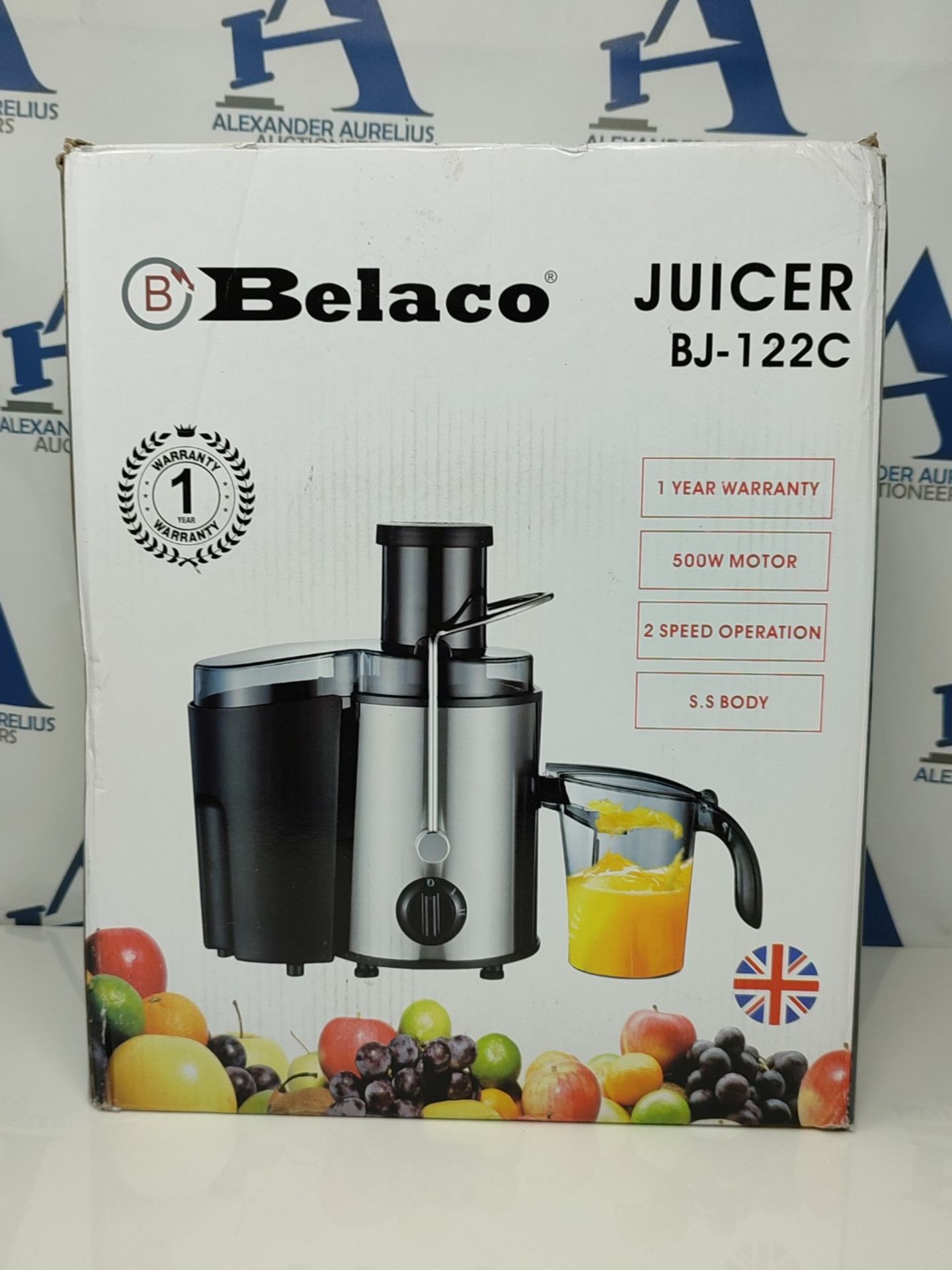 Belaco Juicer Making Machine Whole Fruit and Vegetable Juice Extractor Strong housing