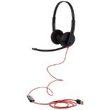 Plantronics - Blackwire 3220 USB-A Wired Headset - Dual Ear (Stereo) with Boom Mic - C