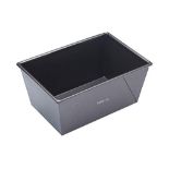 masterclass KCMCHB95 Non-Stick 3lb Box Sided Loaf Pan (21.5cm x 13cm x 12cm), Acier au