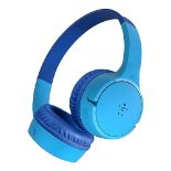 Belkin SoundForm Mini Kids Wireless Headphones with Built in Microphone, On Ear Headse