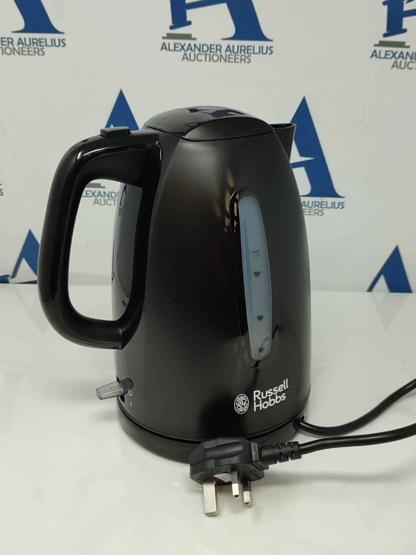 Russell Hobbs Textures Plastic Kettle 21271, 1.7 L, 3000 W - Black - Image 3 of 3