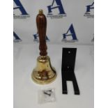 ARSUK Hand Bell for Adults, Wooden Handle Large Ringing Call Bells for Sick Person, Se