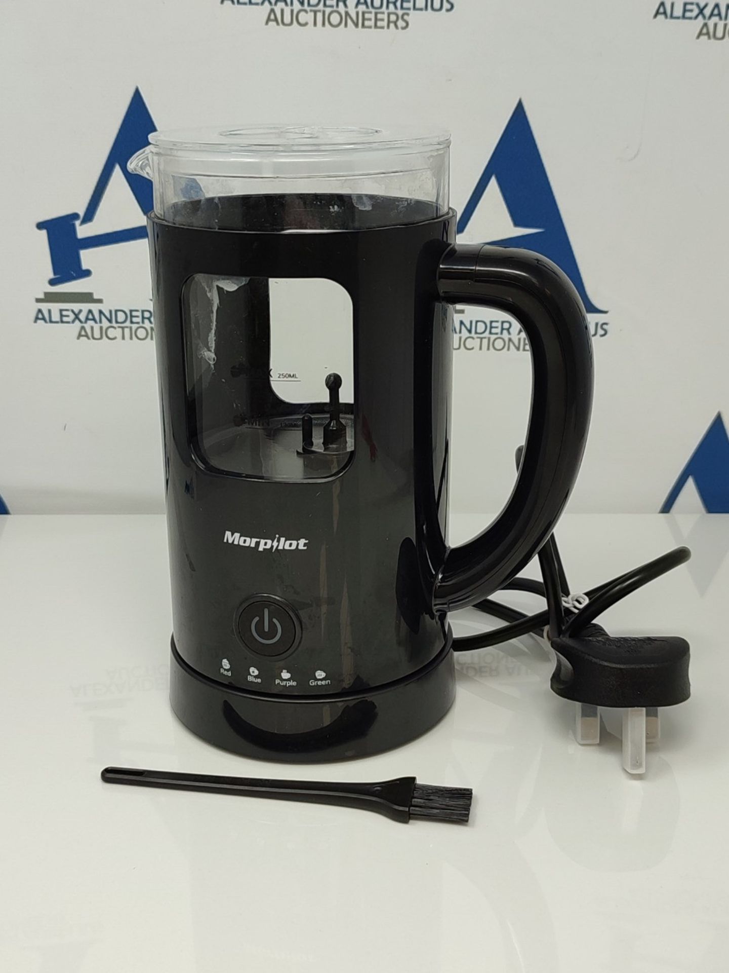 Milk Frother, Morpilot 4 in 1 Automatic Coffee Frother, Glass Material, 600ml Large Ca - Bild 2 aus 2
