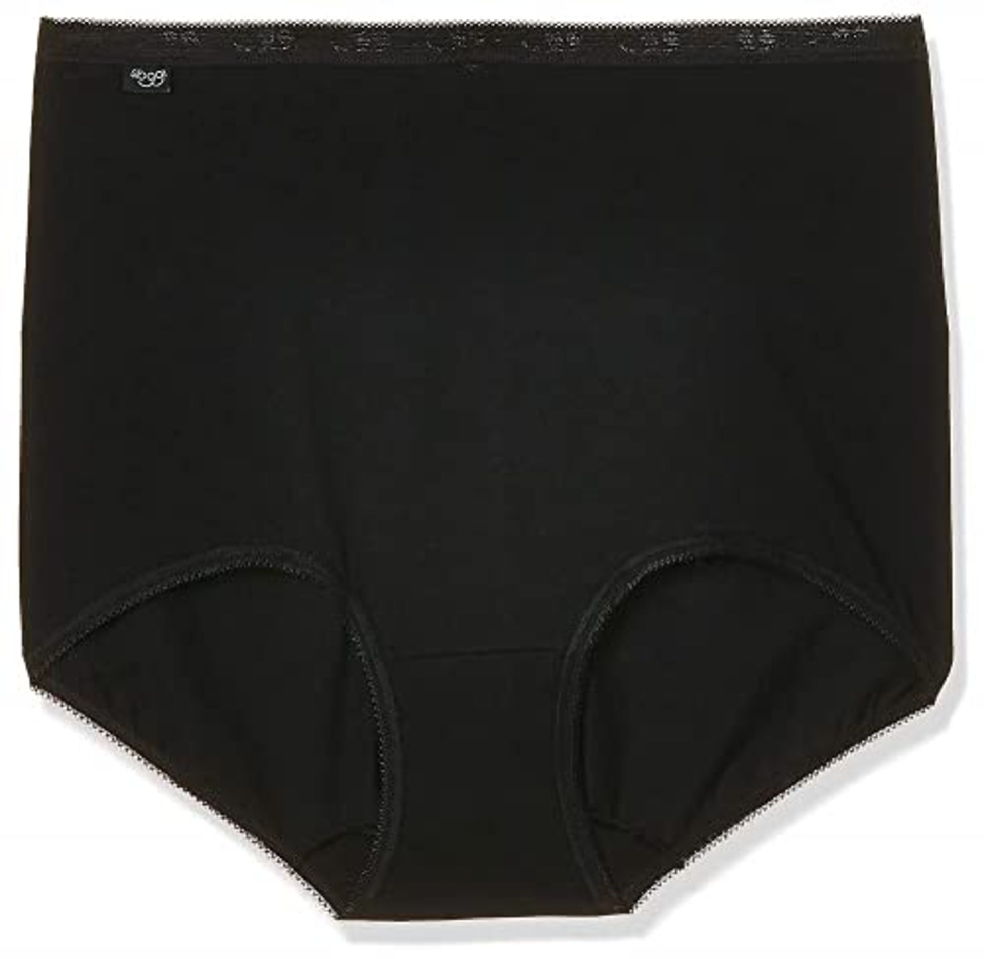 Sloggi Women's Basic+ Maxi 3 Pack Comfort Knickers, Black, 18 UK