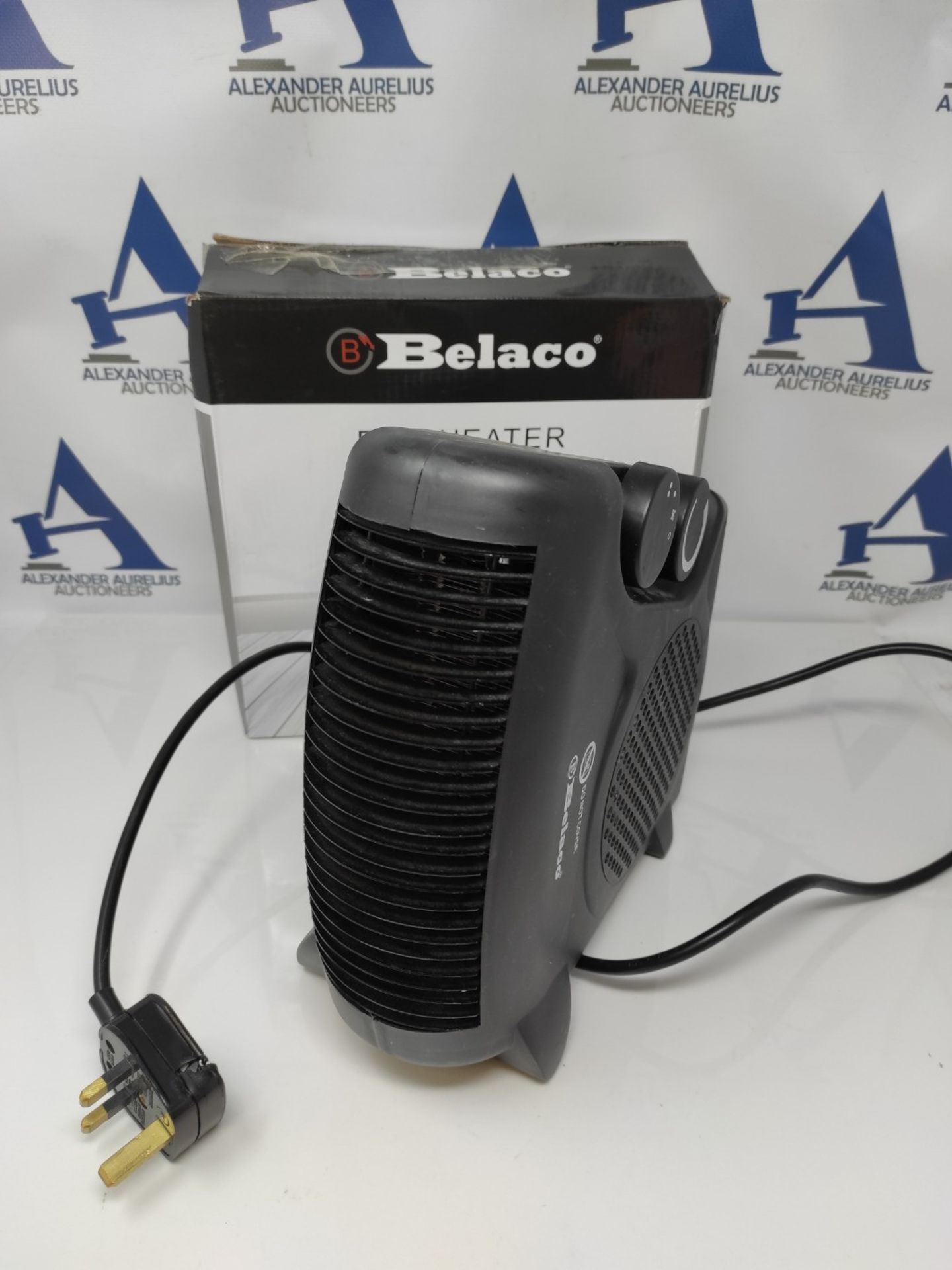 Belaco Fan Heater 2 Heat Settings 1000/2000W Electric Heaters Overheat Protection BFH2