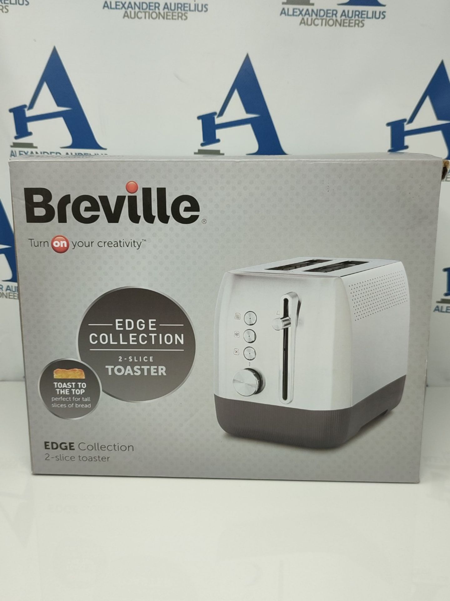 Breville Edge Deep Chassis 2-Slice Toaster | Toasts All the Way to the Top | Brushed S - Bild 2 aus 3