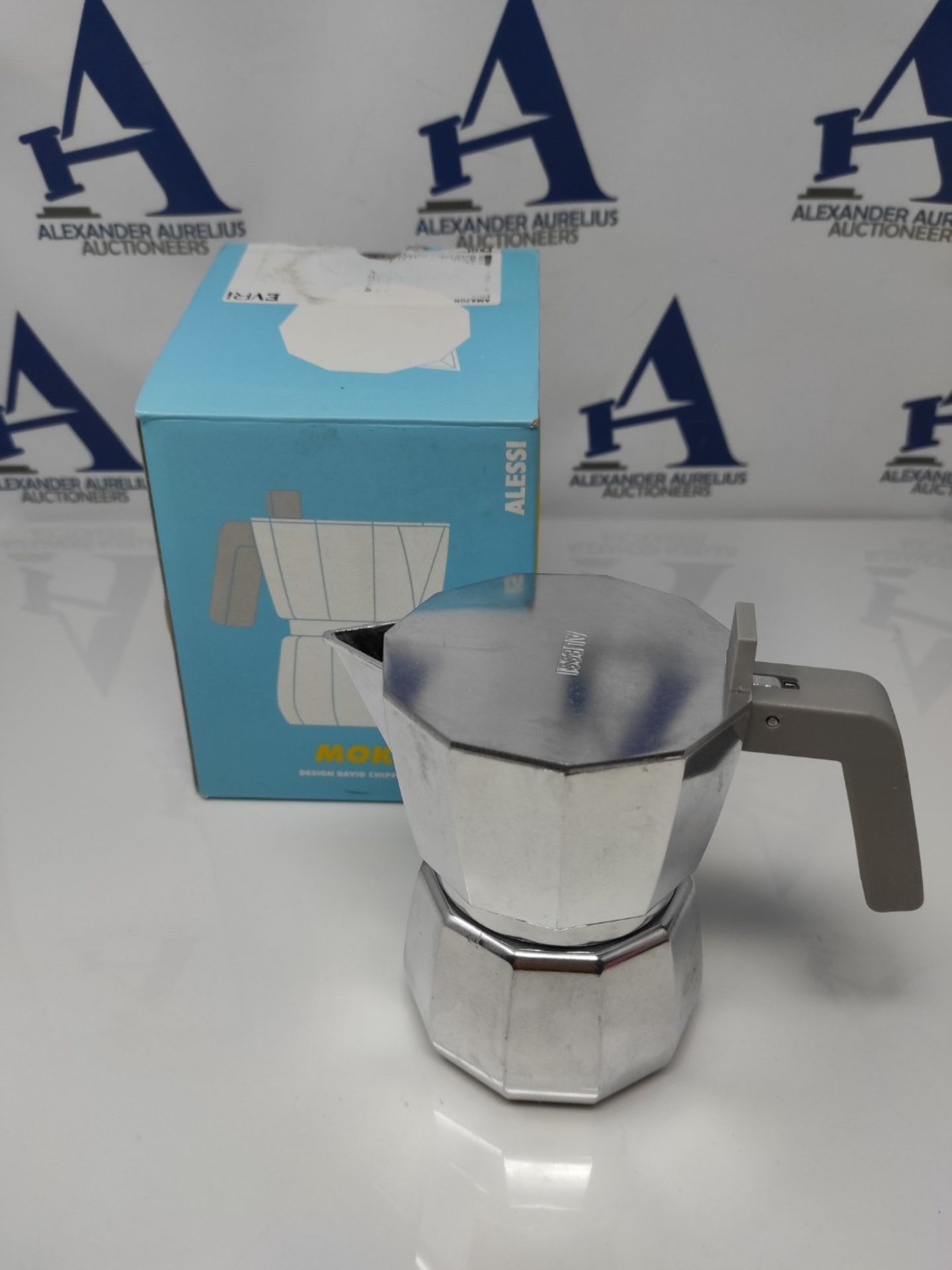Alessi DC06/6 Espresso coffee maker, Aluminium 6 tazze - Bild 2 aus 2
