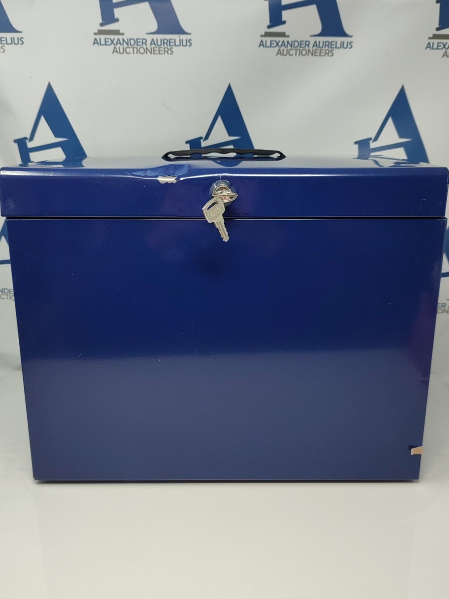 Cathedral Metal A4 File Box - Blue Home - Image 2 of 3