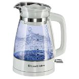 Russell Hobbs 26081 Classic Glass Kettle White