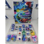 Mini figures Christmas Countdown Calendar, 2023 Cute Cartoon Advent Calendar, 24 Days