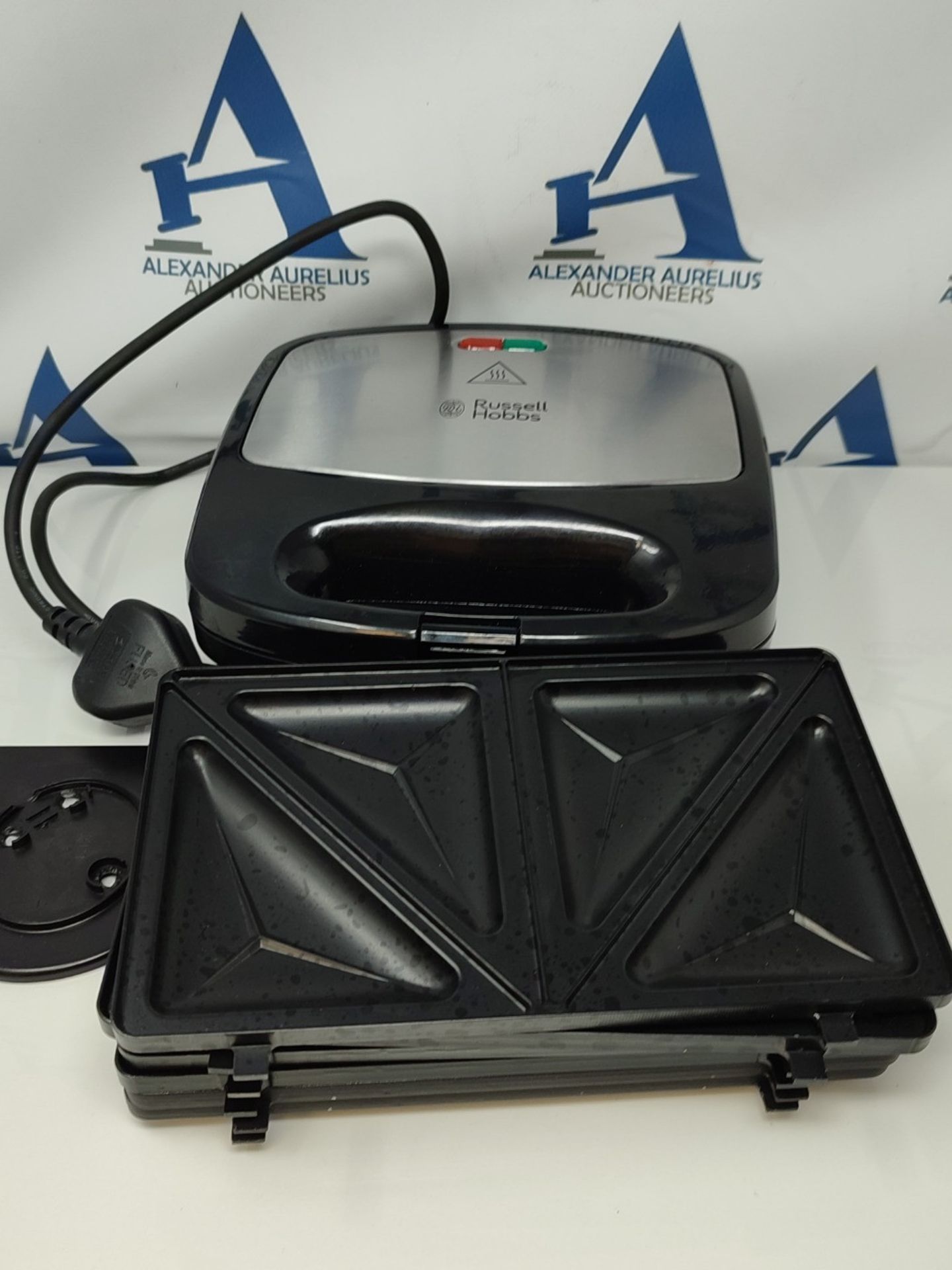 Russell Hobbs 4008496937660 RU-24540 3-in-1 Sandwich/Panini and Waffle Maker, 760 W, B - Image 3 of 3