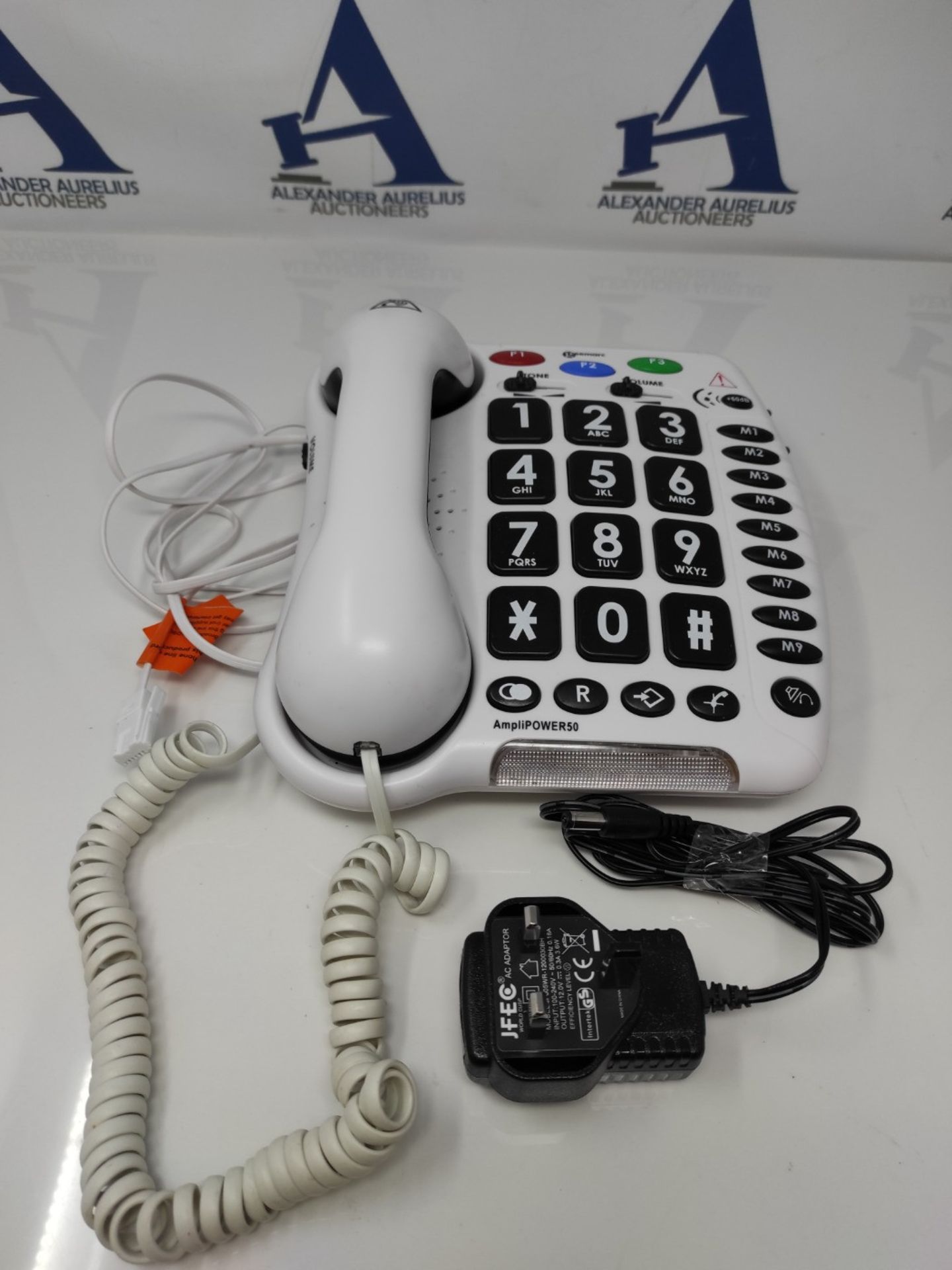 RRP £94.00 Geemarc Amplipower 50 - Amplified Corded Telephone with Tone and Volume control, Large - Image 2 of 2