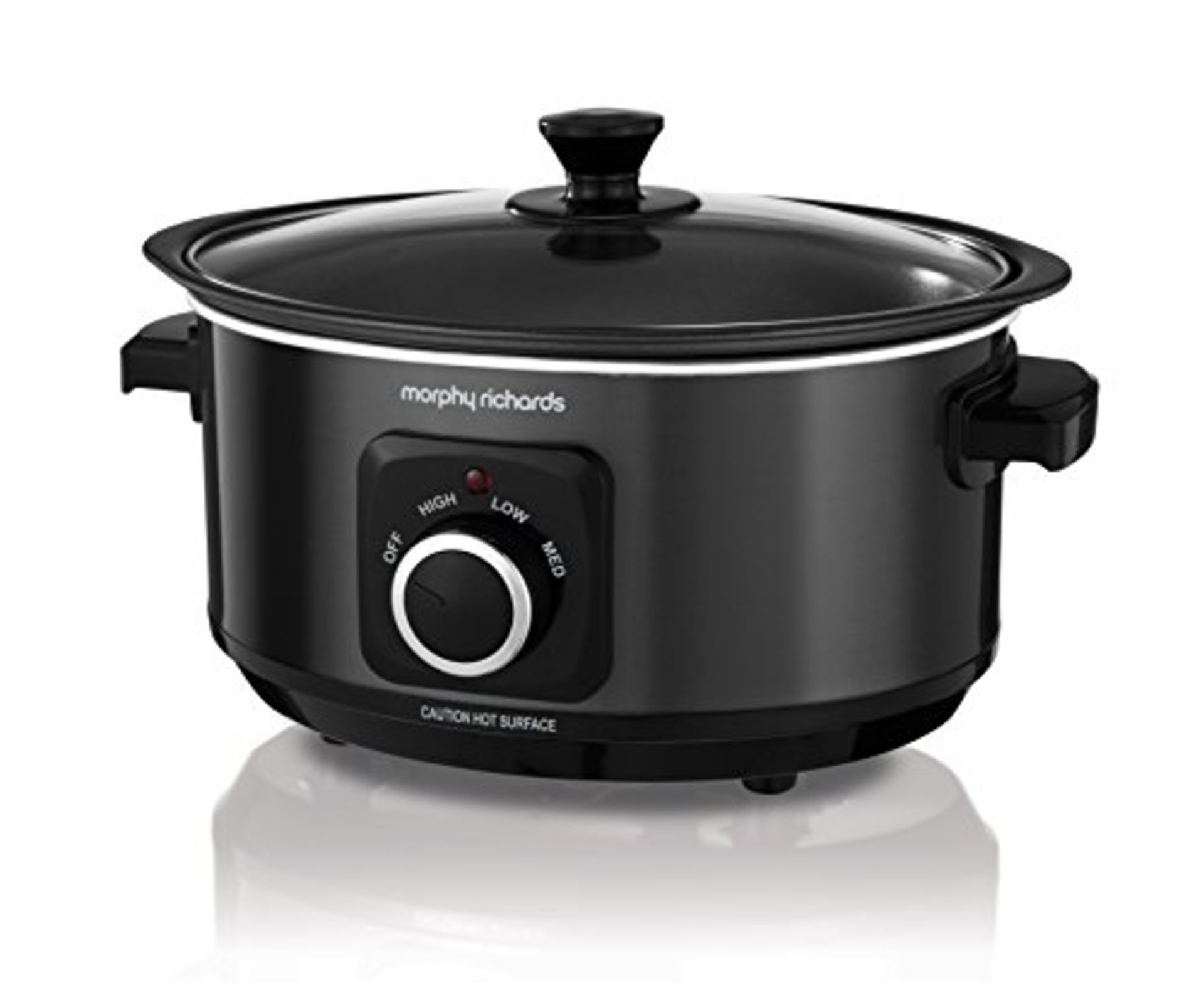 Morphy Richards 460012 Slow Cooker Sear and Stew, 3.5 Litre 163W, Black