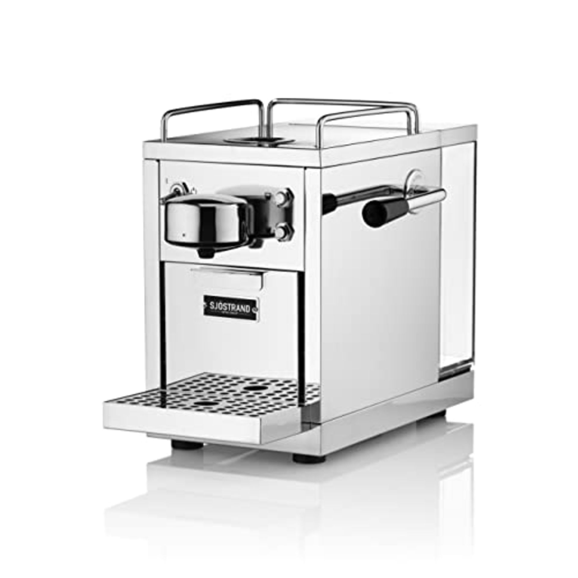 RRP £277.00 Sjöstrand Espresso Capsule Machine stainless steel (Nespresso pod compatible, automat