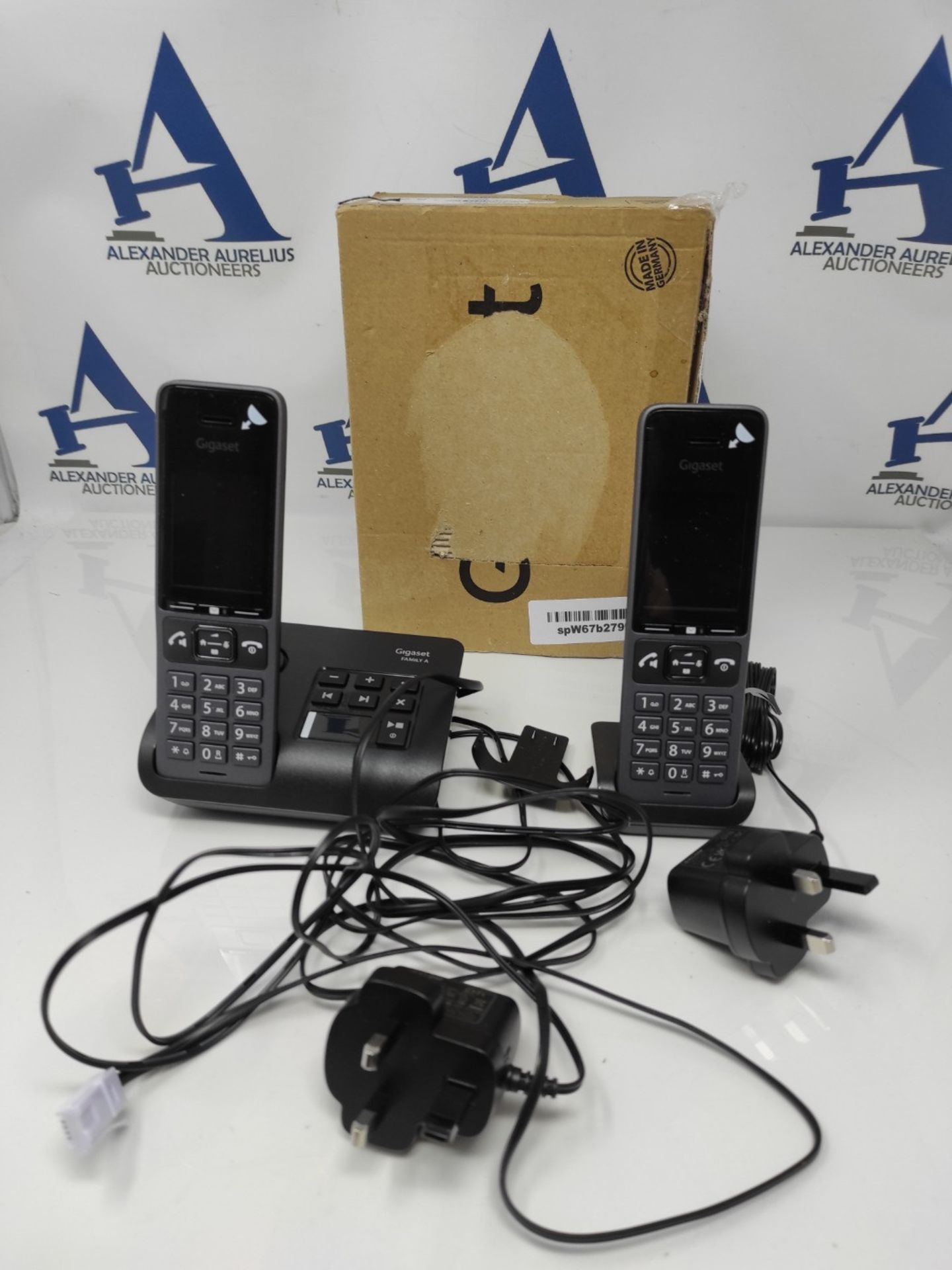 RRP £88.00 Gigaset Family Plus A Duo - 2 Cordless DECT phones with answering machine - Elegant De