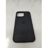 Apple iPhone 15 Pro Max Silicone Case with MagSafe - Black