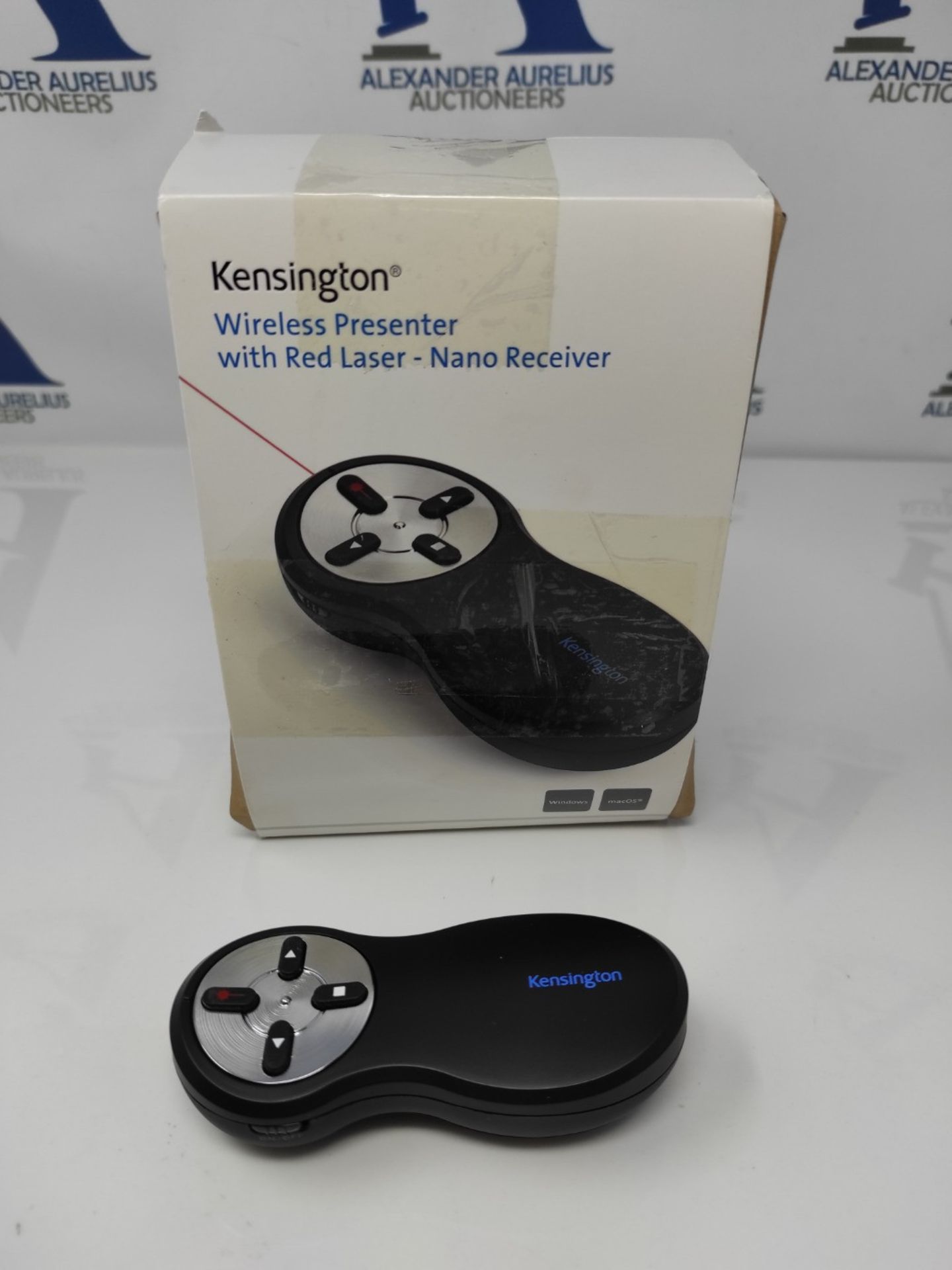 Kensington Wireless USB Powerpoint Presentation Clicker with Red Laser Pointer, Compat - Image 2 of 2
