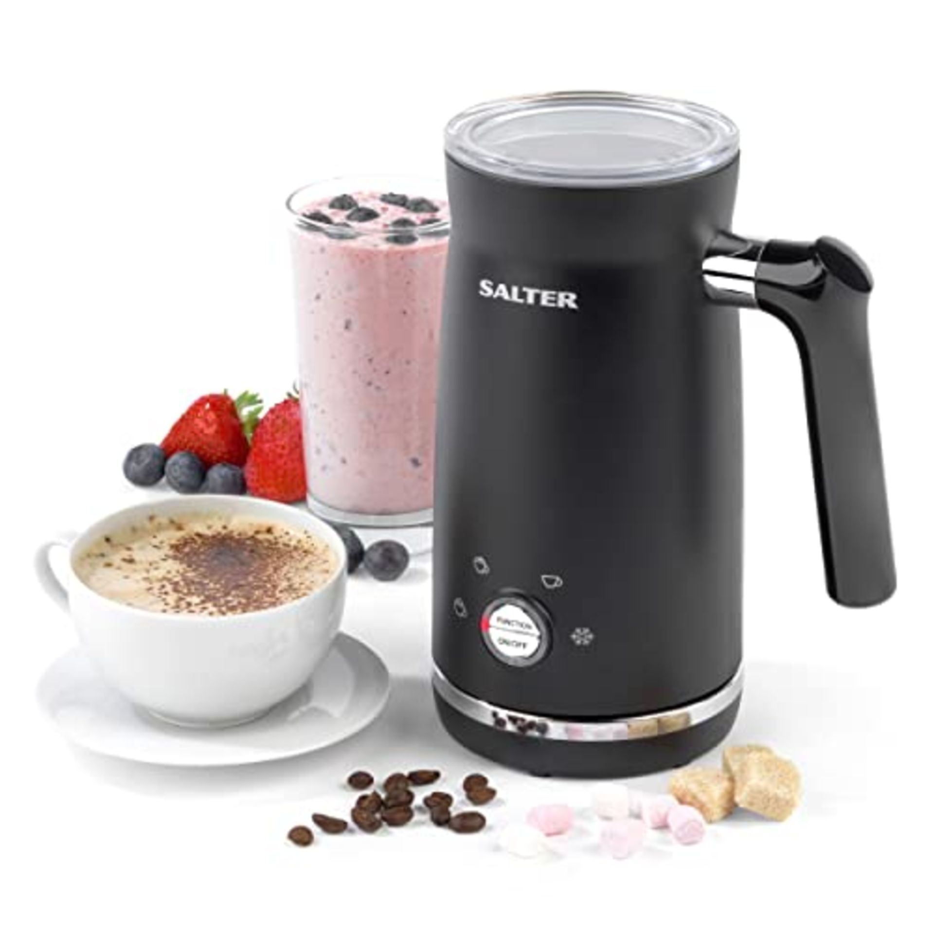 Salter EK4635 Electric Milk Frother - Automatic Milk Heater & Steamer, Non-Stick Remov