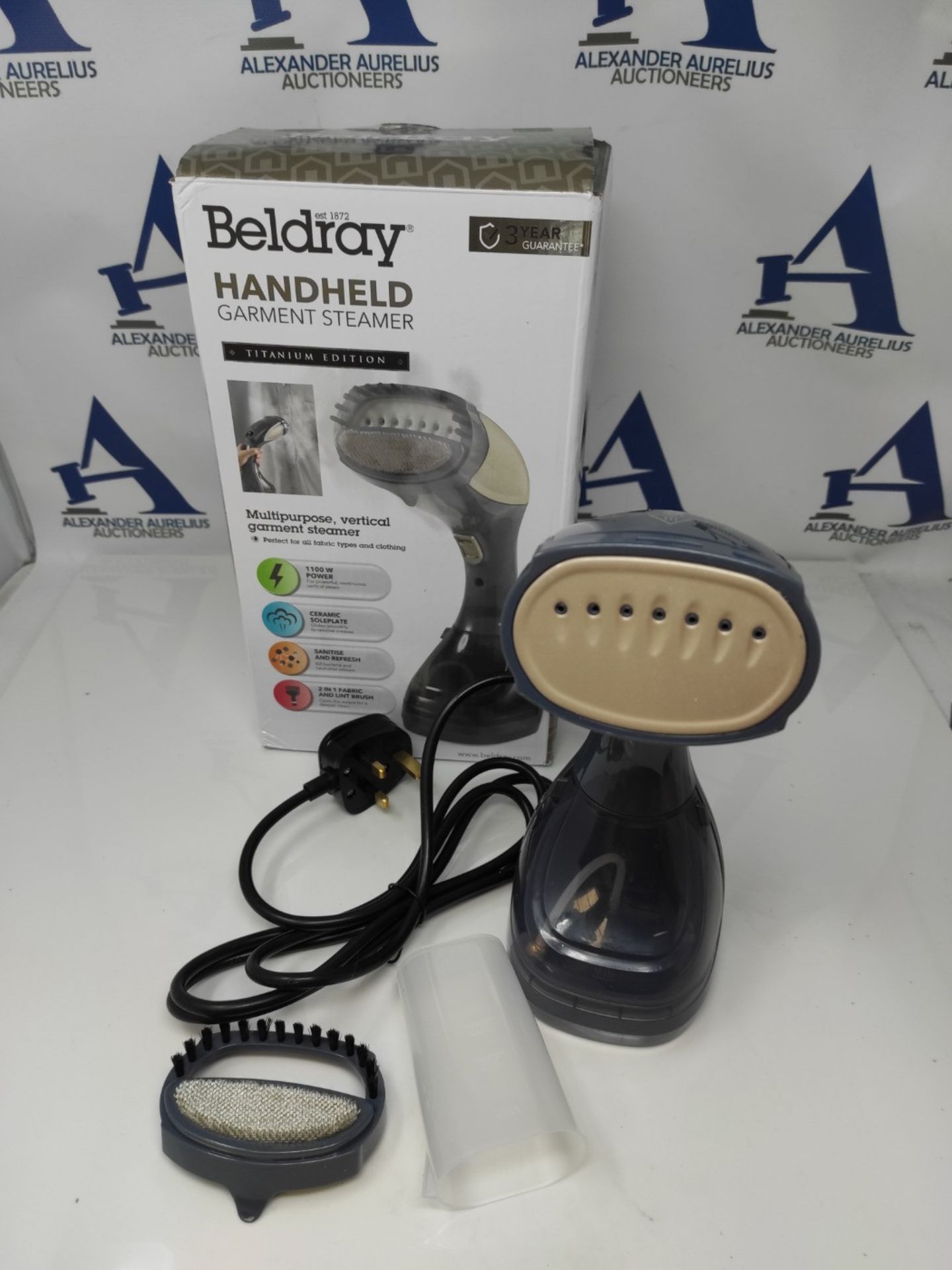 Beldray BEL01552TT Titanium Handheld Garment Steamer  Vertical Clothes Steamer, Smo