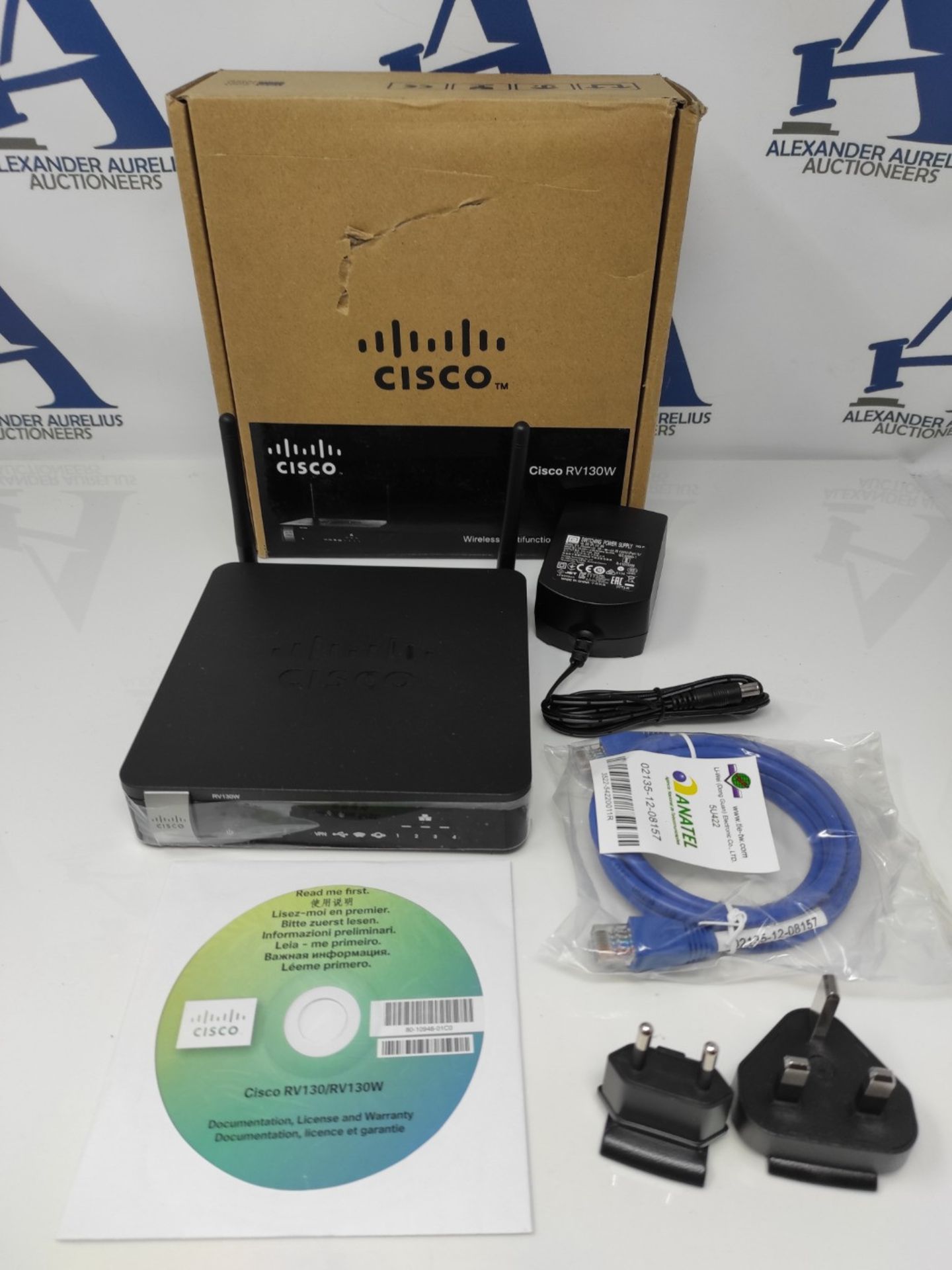 RRP £85.00 CISCO RV130W Multifunction Wireless-N VPN Router USB 3G/4G Modem Support 4x 10/100/100 - Bild 2 aus 2