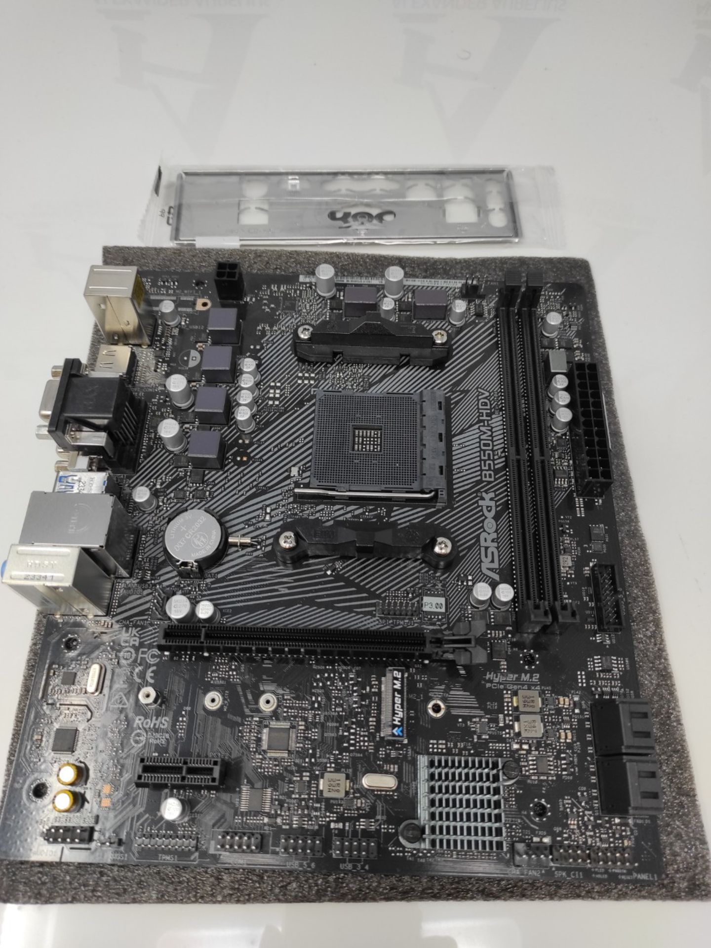 RRP £79.00 Asrock B550M-HDV AMD B550 Emplacement AM4 micro ATX - Image 3 of 3