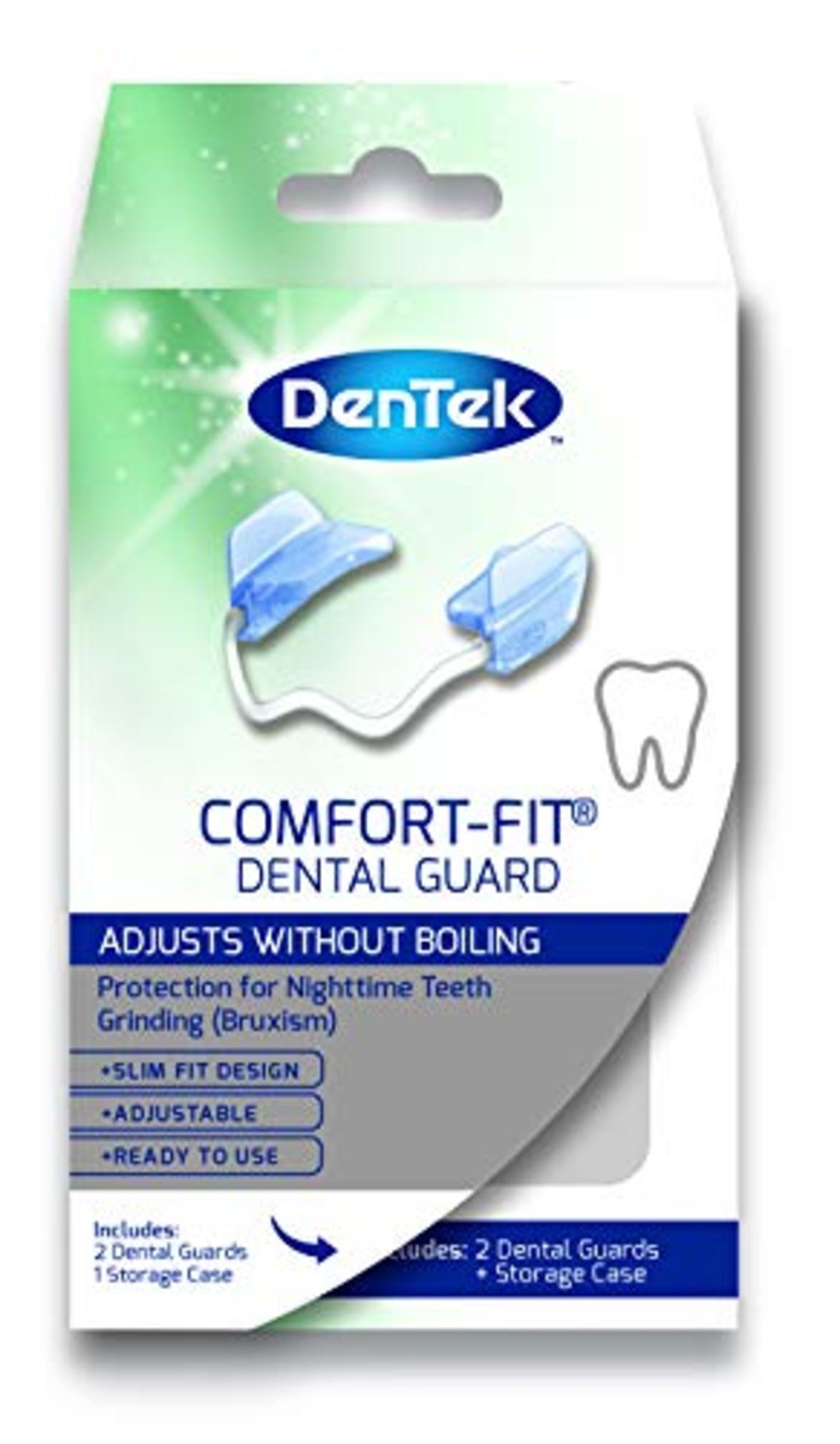 DenTek Comfort-Fit Dental Mouth Guards to Help Prevent Night Time Teeth Grinding and C