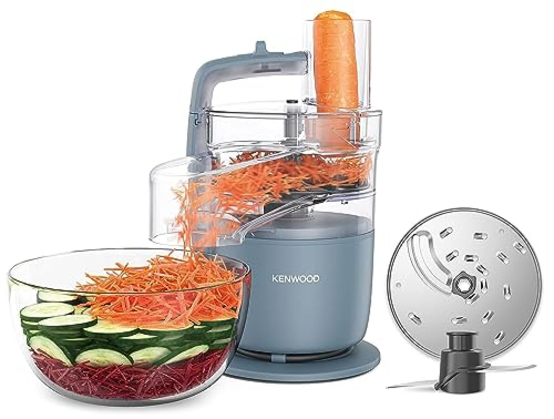 Kenwood, MultiPro Go FDP22. 130GY, Food Processor, for Chopping, Slicing, Grating, P