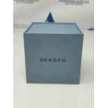 RRP £149.00 Skagen Mens Chronograph Quartz Watch with Leather Strap