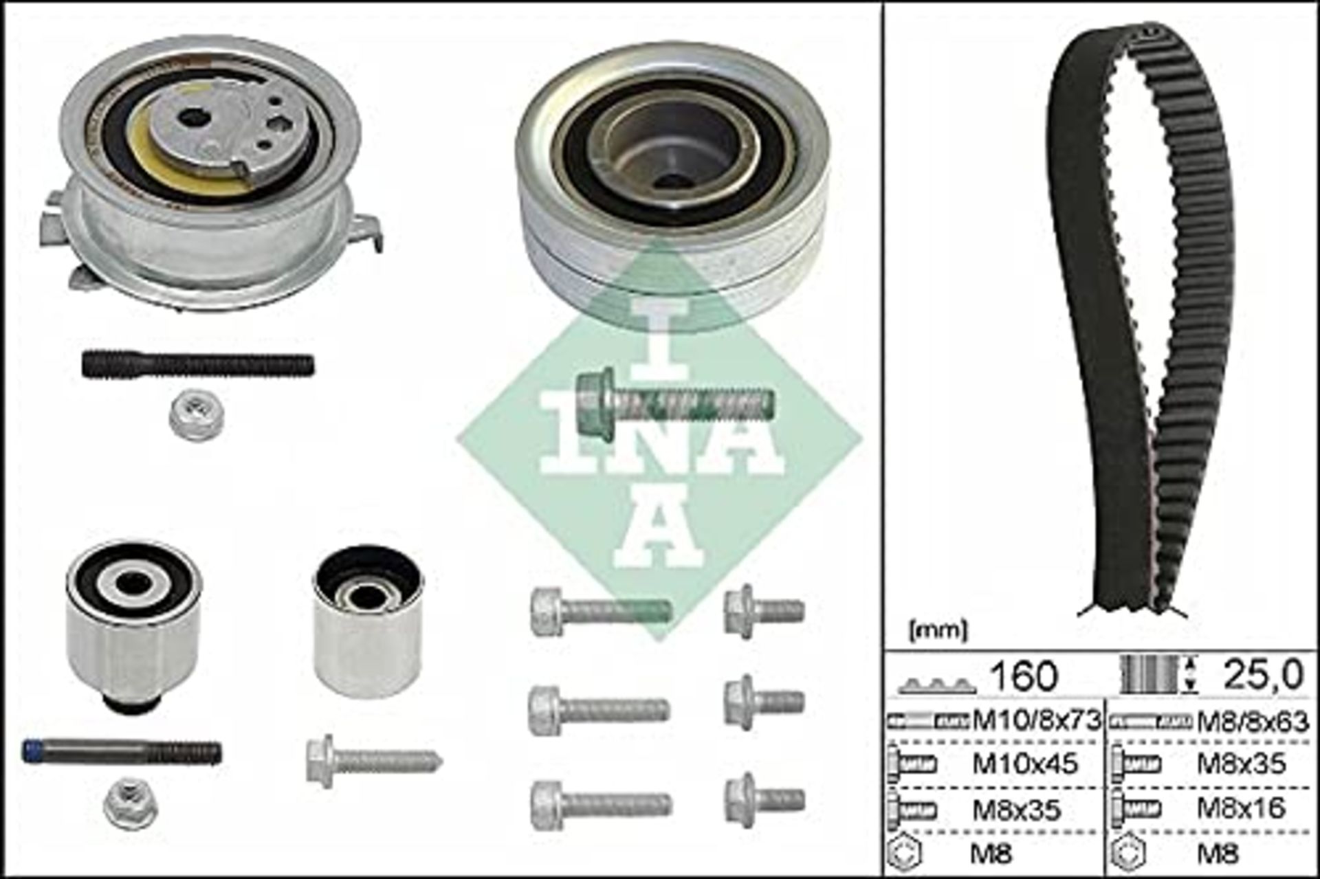 RRP £90.00 INA 530 0550 10 Timing Belt Kit