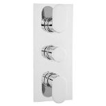 RRP £141.00 Ultra REI3611 Reign Thermostatic Triple Valve - Chrome