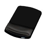Fellowes Premium Gel Mouse Mat with Wrist Support - Mouse Pad with Non Slip Rubber Bas