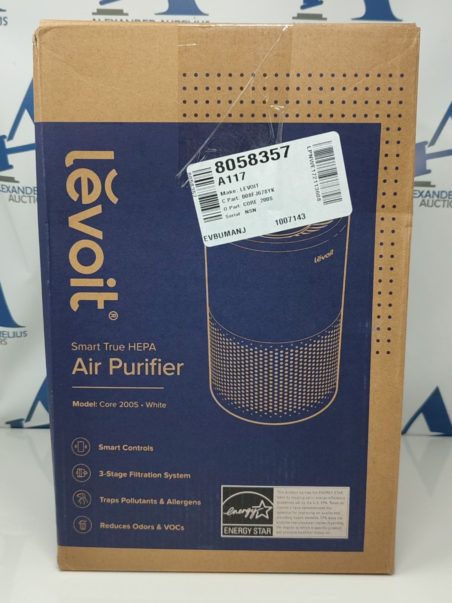 RRP £76.00 LEVOIT Smart WiFi Air Purifier for Home, Alexa Enabled H13 HEPA Filter, CADR 170m³/h, - Image 2 of 3