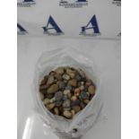 BELLE VOUS 3.6kg Bag Decorative Natural Pebbles - 1.4-2.6cm/ 0.55-1.02 inch Mini Assor