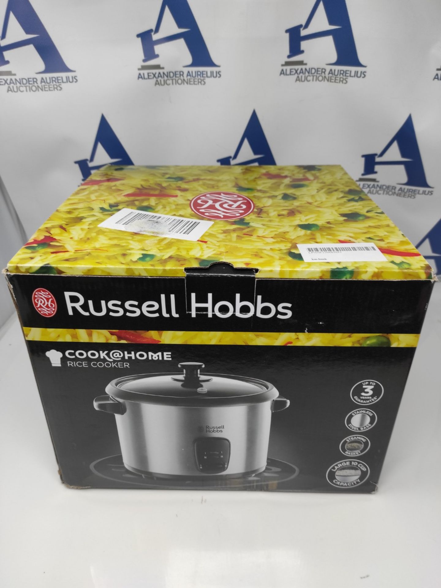 Russell Hobbs Electric Rice Cooker & Steamer - 1.8L (10 cup) Keep warm function, Remov - Image 2 of 3