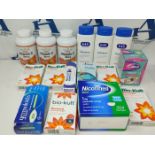 16 items of Pharmaceutical products and personal care